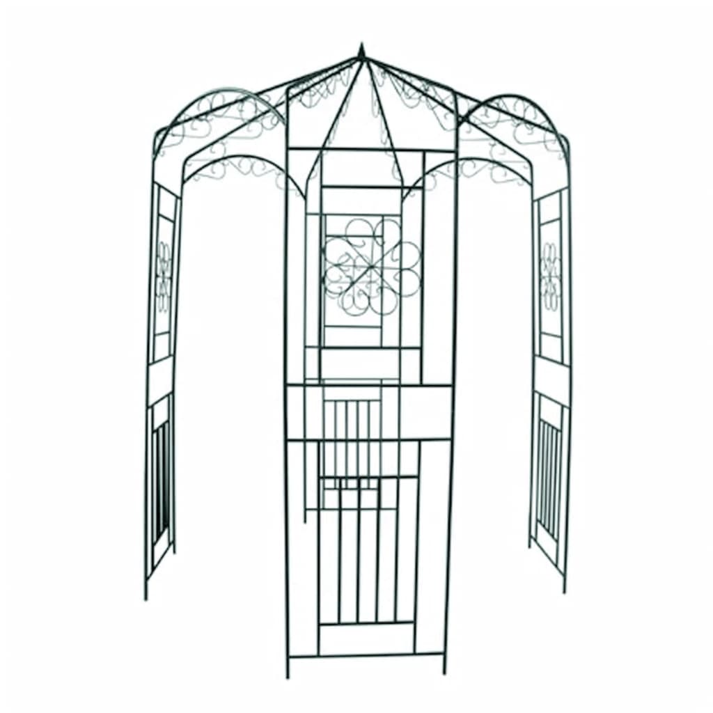 Vidaxl jardin arc 250 cm vert foncé
