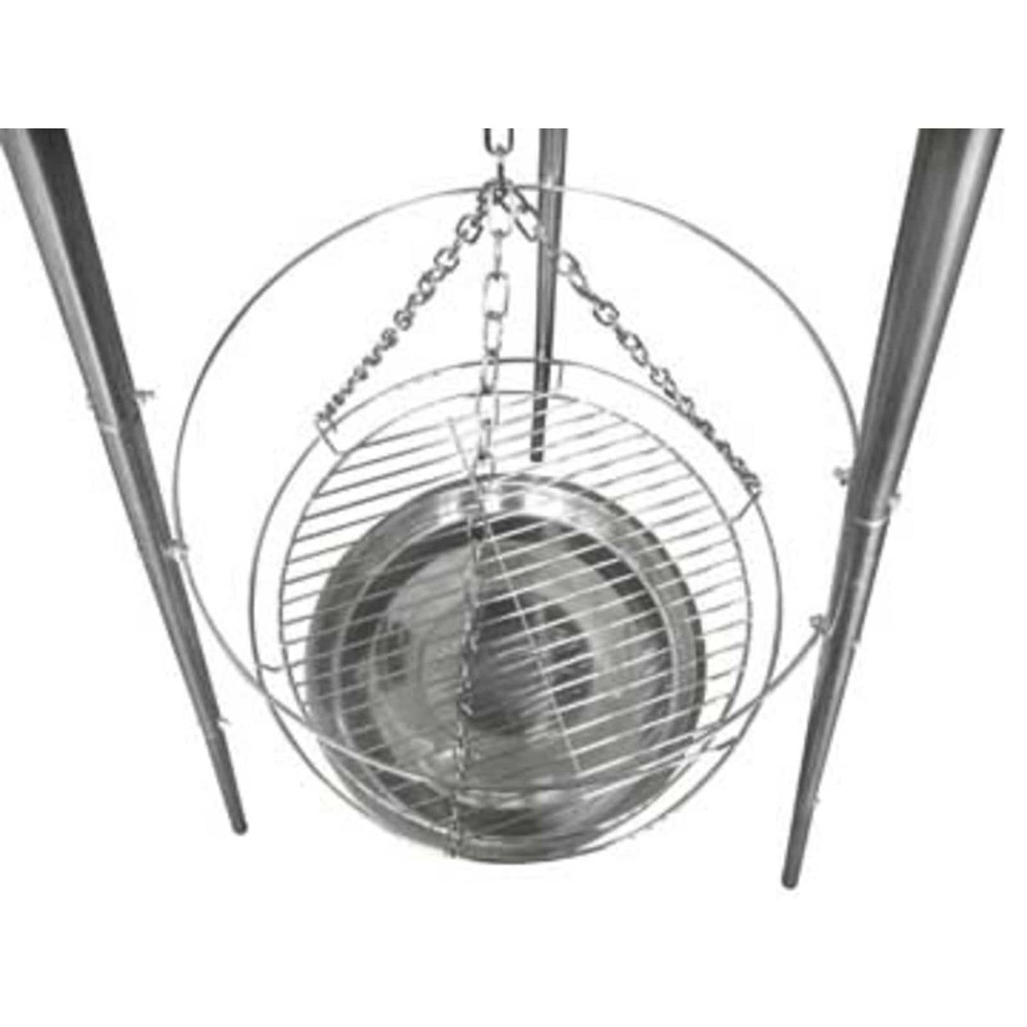 Vidaxl grillades d'extérieur en acier inoxydable