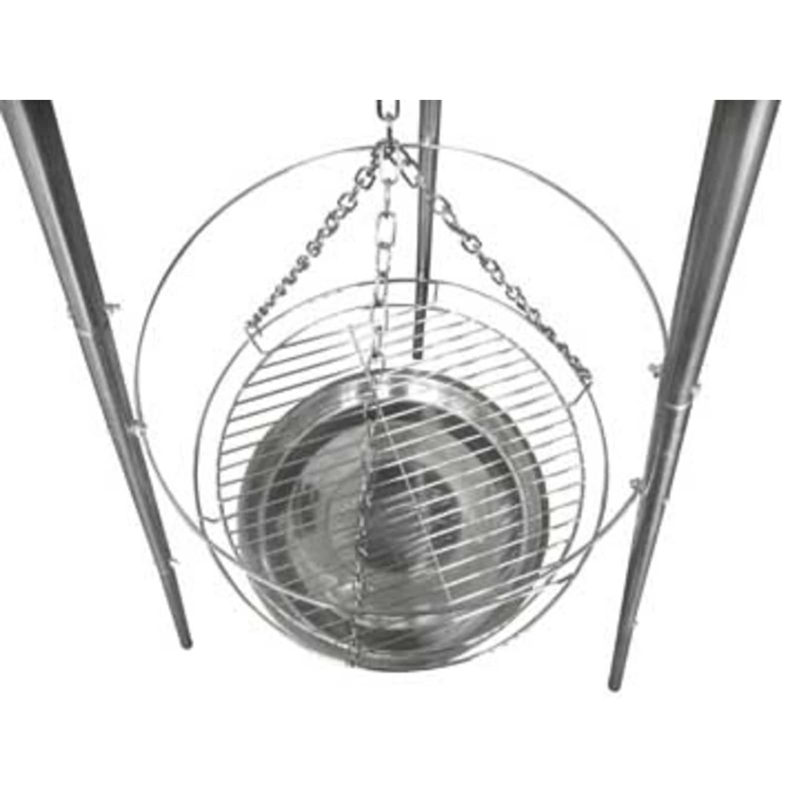 Vidaxl grillades d'extérieur en acier inoxydable