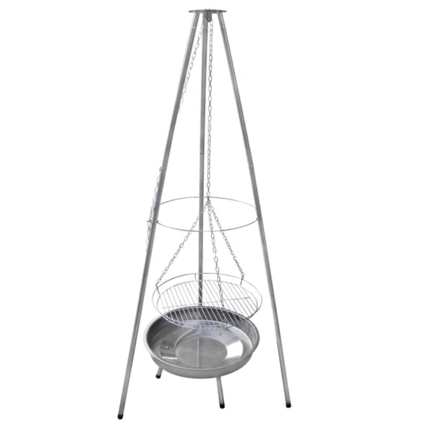 Vidaxl grillades d'extérieur en acier inoxydable