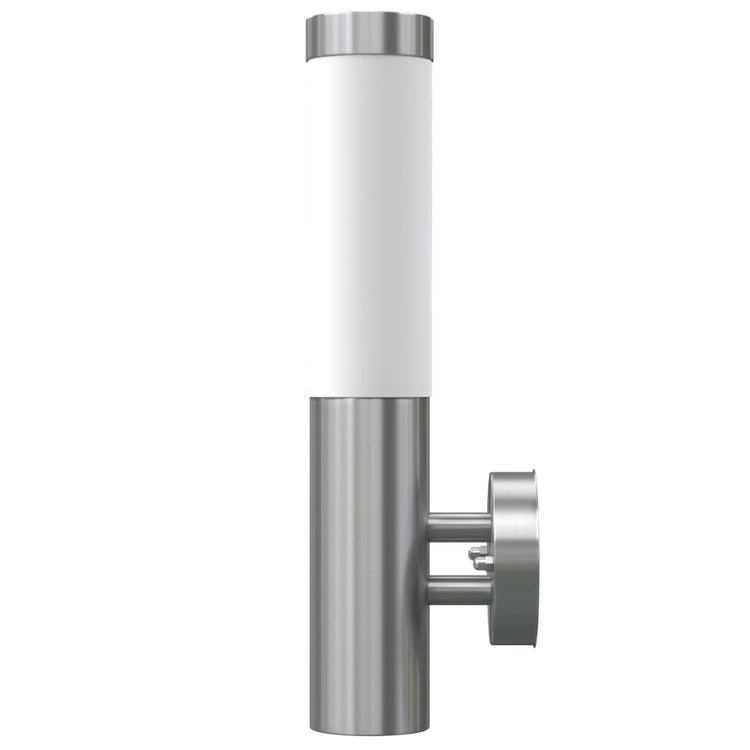 Lampe murale Vidaxl pour l'acier inoxydable étanche à l'intérieur et à l'extérieur