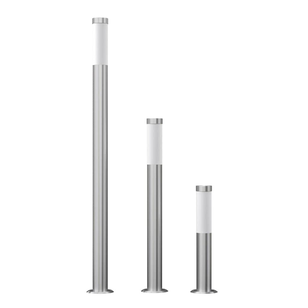 Vidaxl en 3 parties de jardin en acier inoxydable étanche