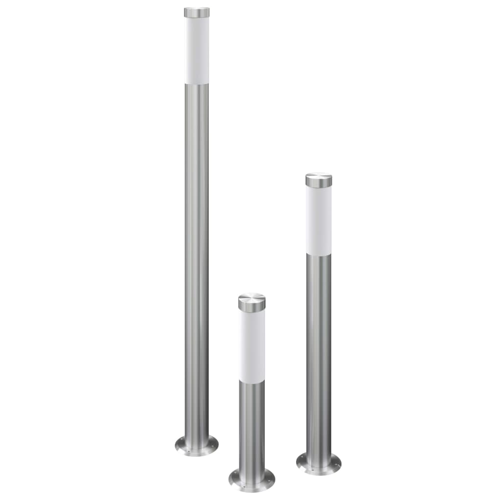 Vidaxl en 3 parties de jardin en acier inoxydable étanche