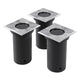Vidaxl Ground Spots pour l'extérieur de 3 pcs carrés