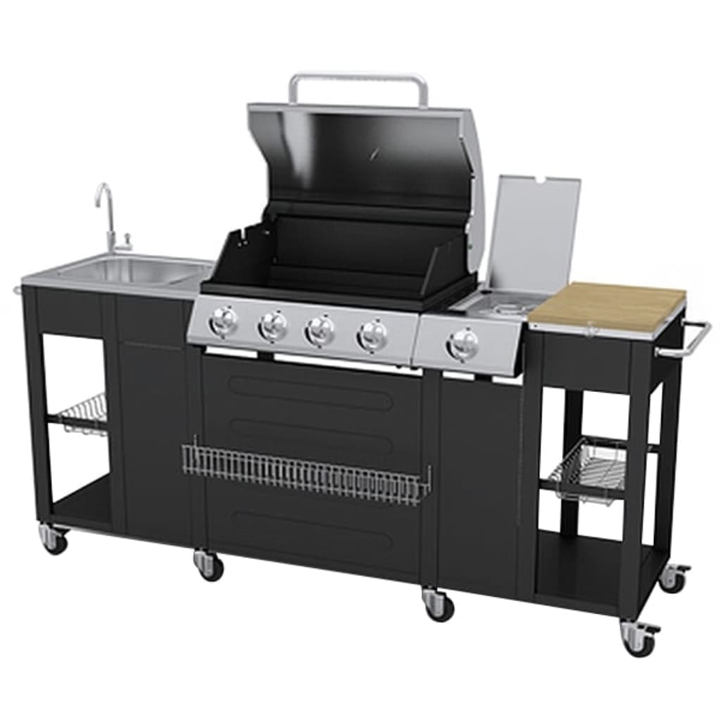Vidaxl Outdoor Cuisine avec barbecue Montana 4 Burners