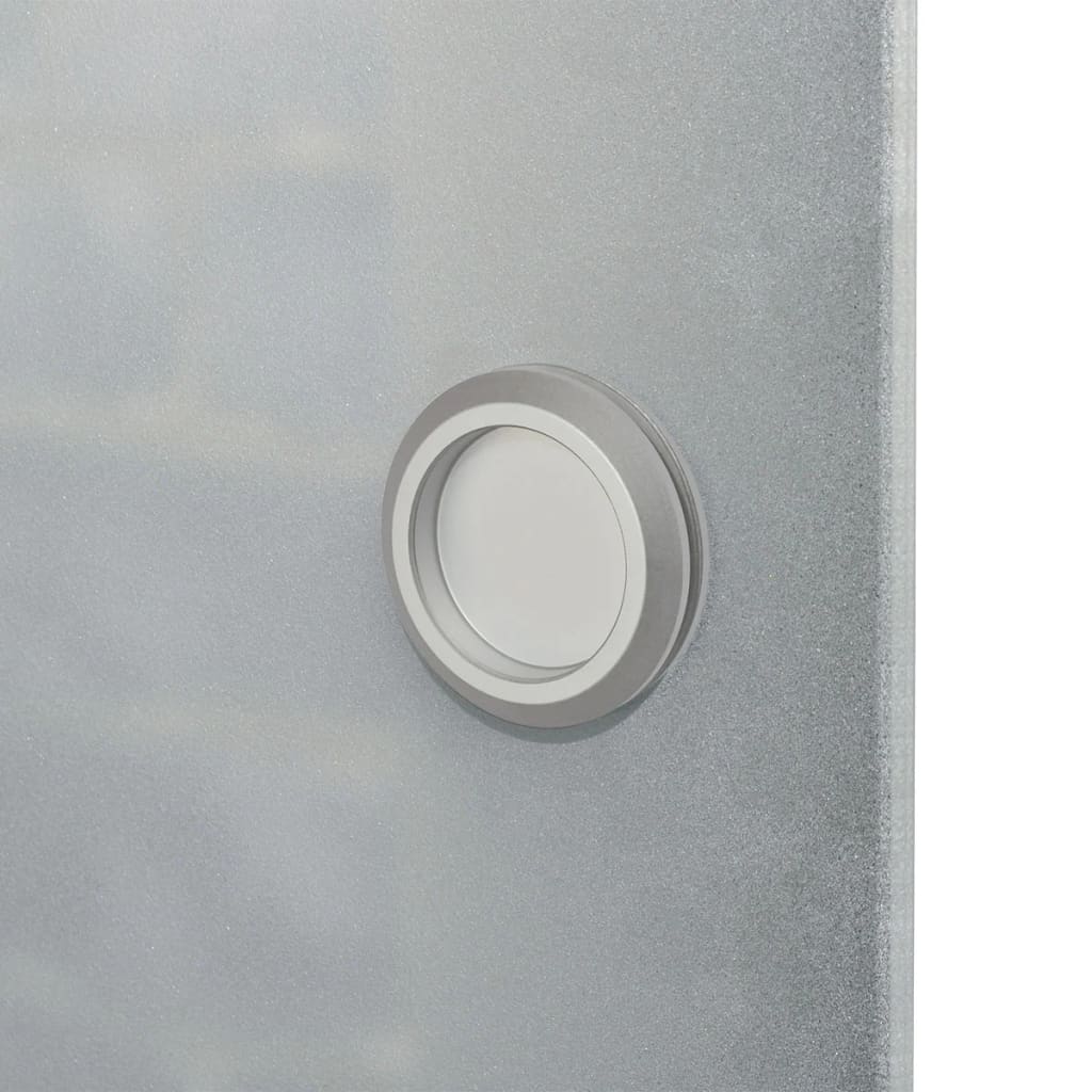 Vidaxl Porte coulissante 178 cm Verre et argent en aluminium de couleur