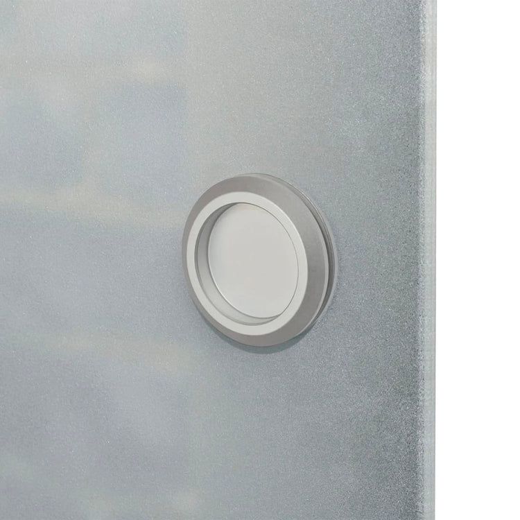 Vidaxl Porte coulissante 178 cm Verre et argent en aluminium de couleur
