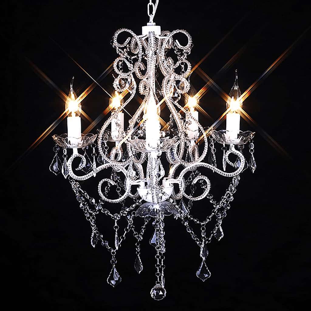 Chandelier Vidaxl avec 2 800 cristaux E14