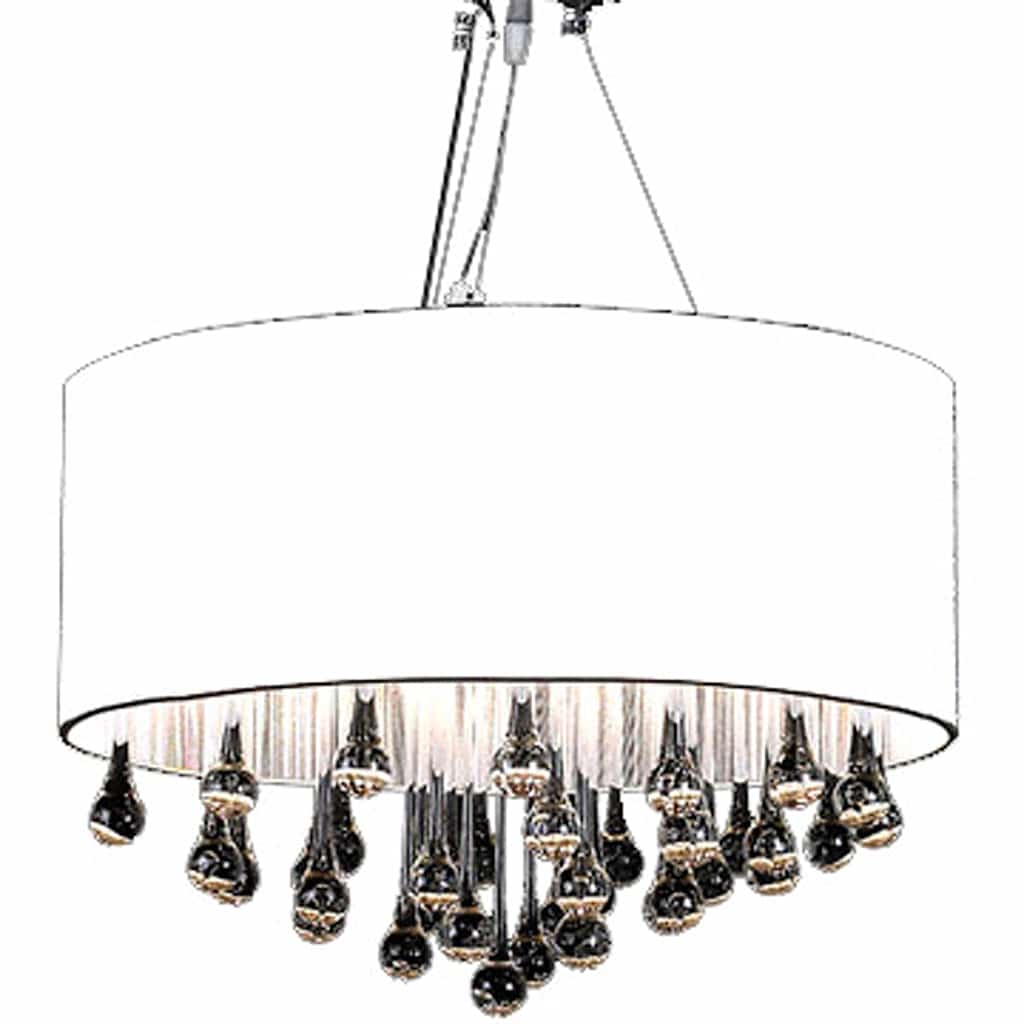 Chandelier Vidaxl avec 85 cristaux blancs