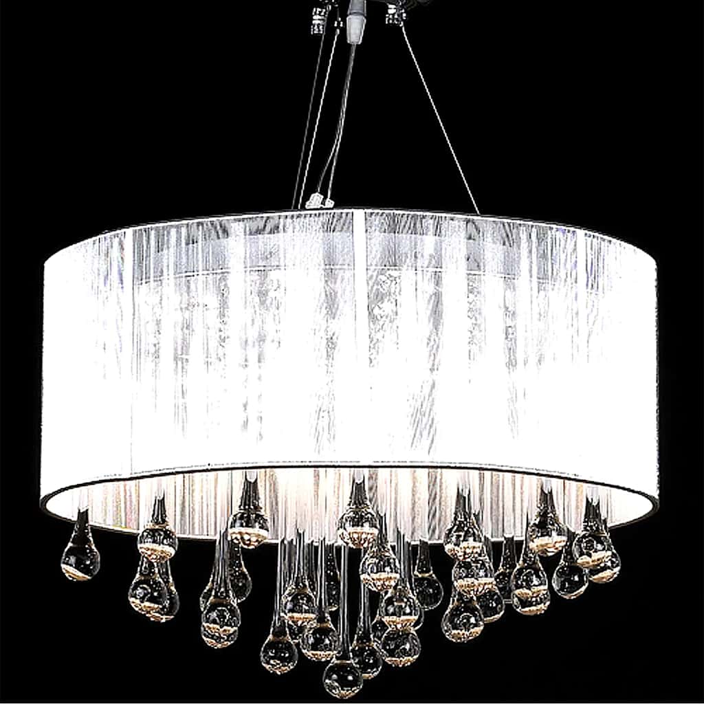 Chandelier Vidaxl avec 85 cristaux blancs