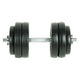 Vidaxl 9 pièces à haltères 15 kg