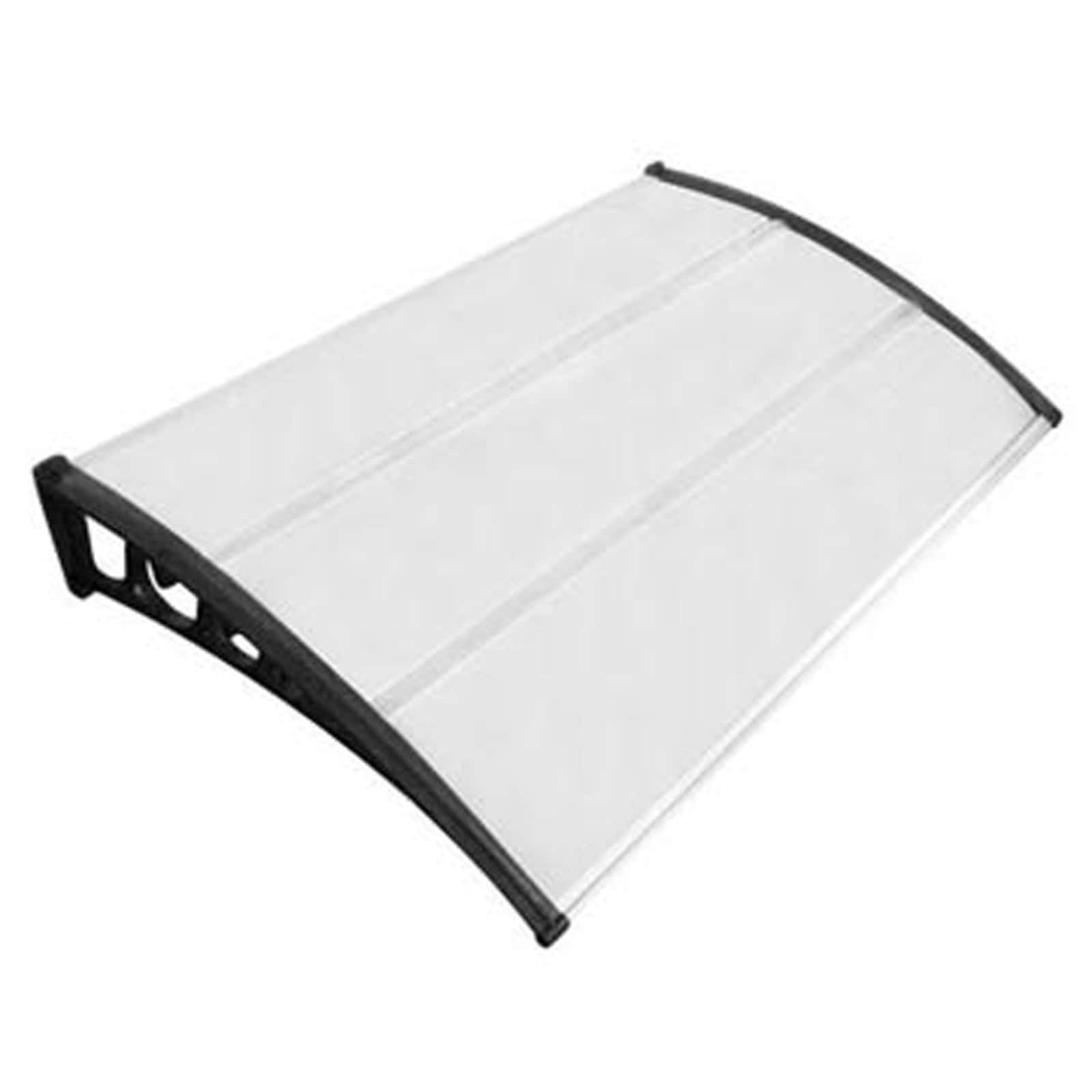Auvent VidaXL plastique argenté