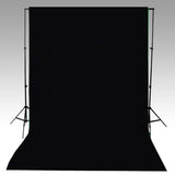 Contexte Vidaxl 600x300 cm Coton noir - afbeelding 3
