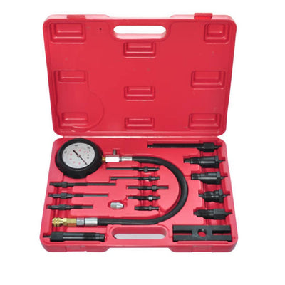 Testeur de compression Vidaxl 17 parties ensemble pour les moteurs diesel