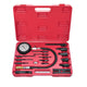 Testeur de compression Vidaxl 17 parties ensemble pour les moteurs diesel