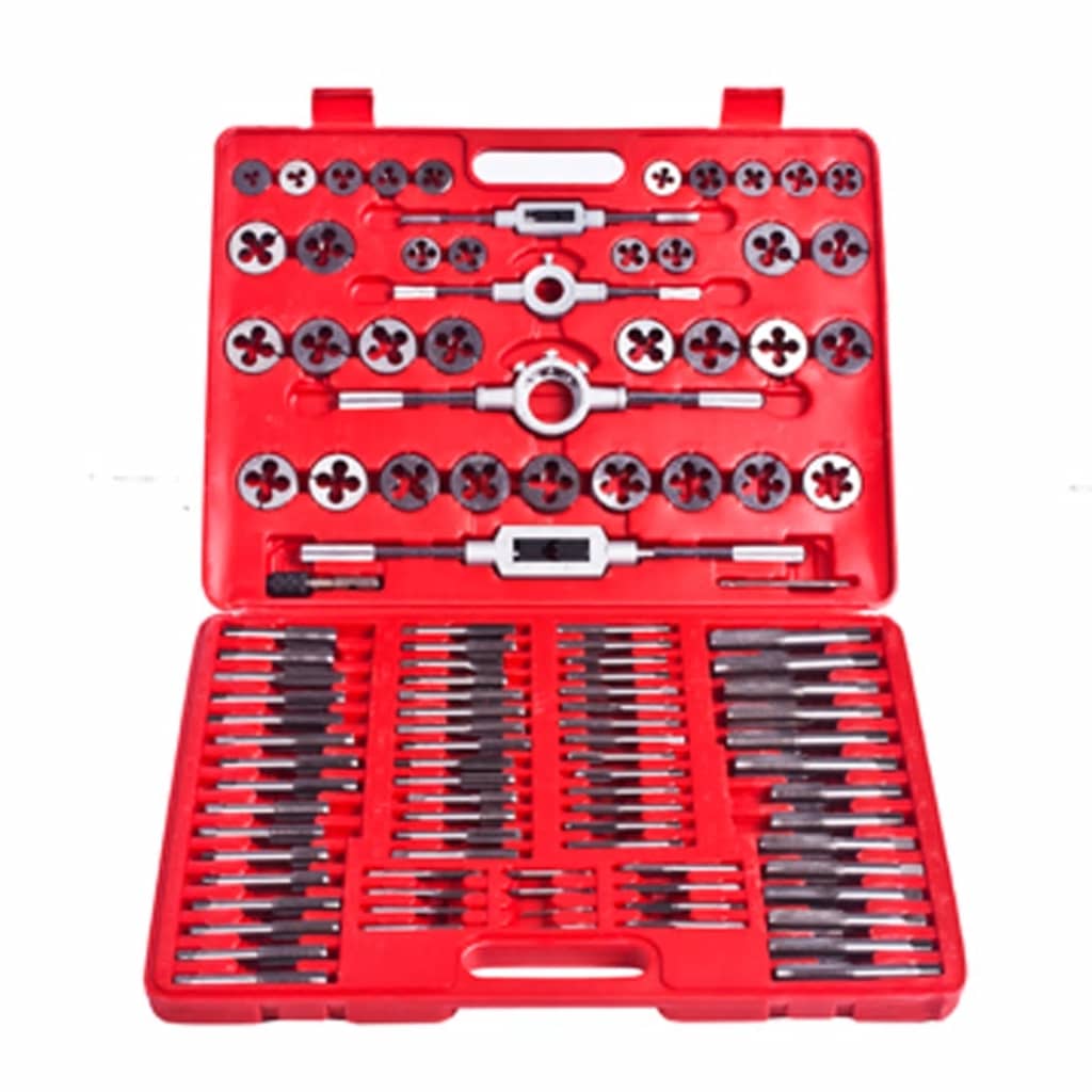 Vidaxl Jeu de tarauds 111 pièces