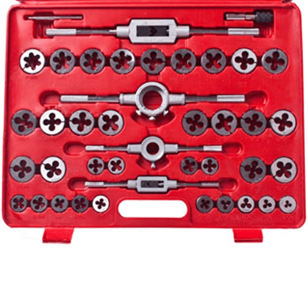 Vidaxl Jeu de tarauds 111 pièces