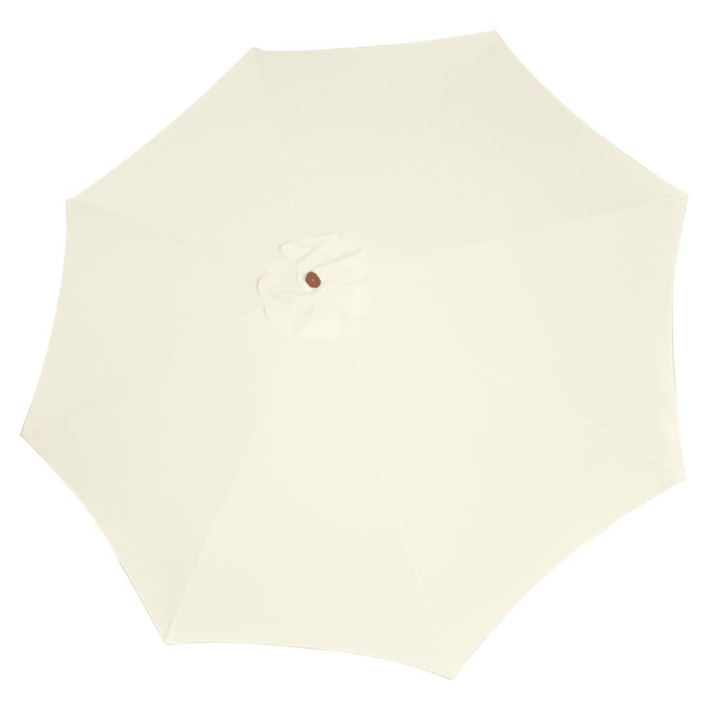 Vidaxl parasol 300x258 cm sable blanc