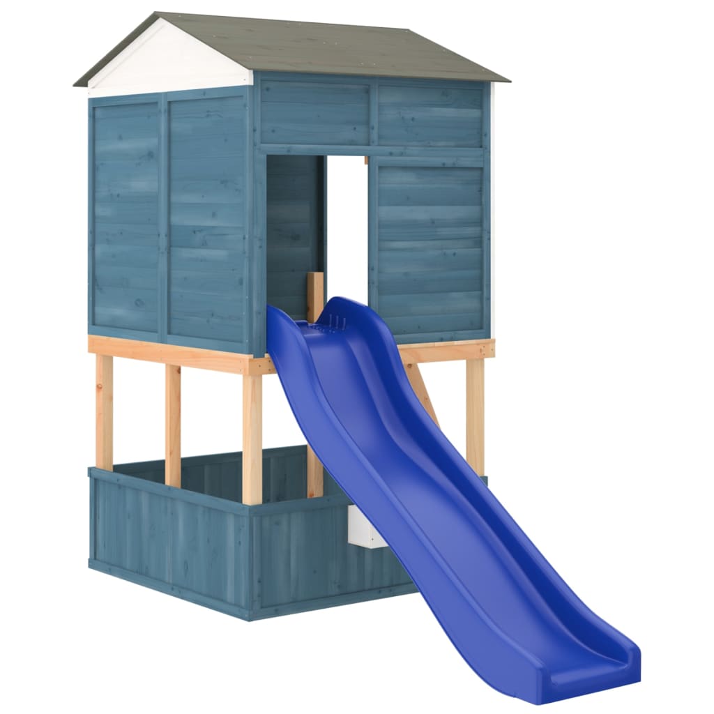 Vidaxl Slide 175x38x23 cm Bleu en polypropène