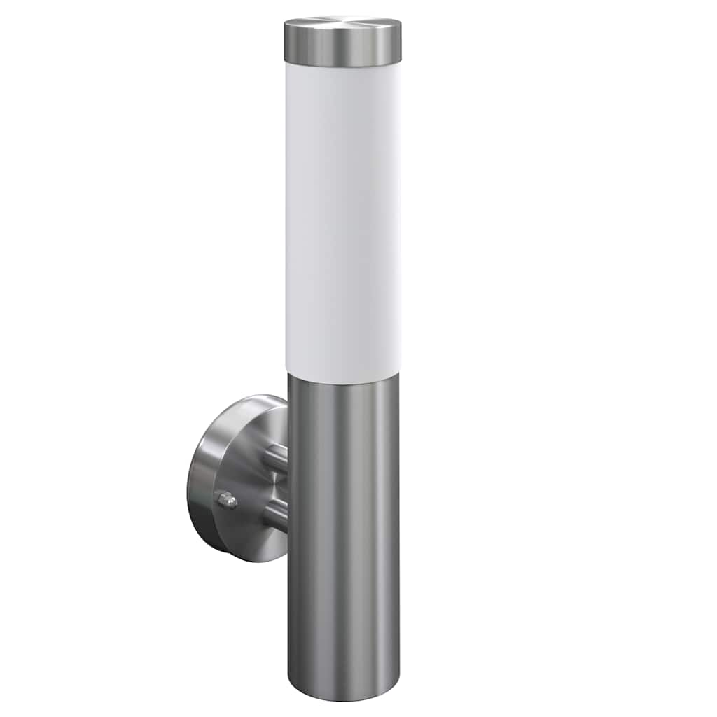 Vidaxl extérieur en acier inoxydable Savona (2 pièces)
