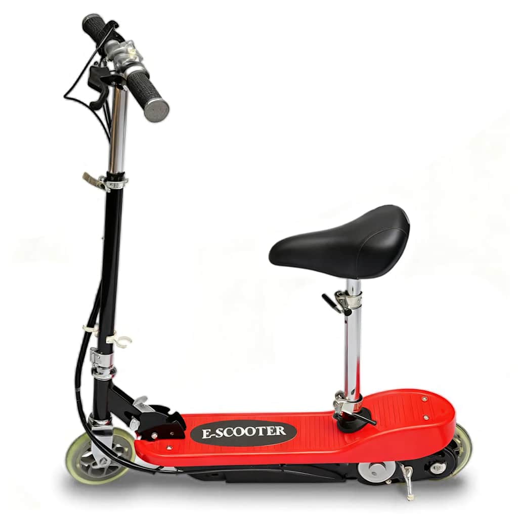 Vidaxl Step électrique avec siège 120 W rouge