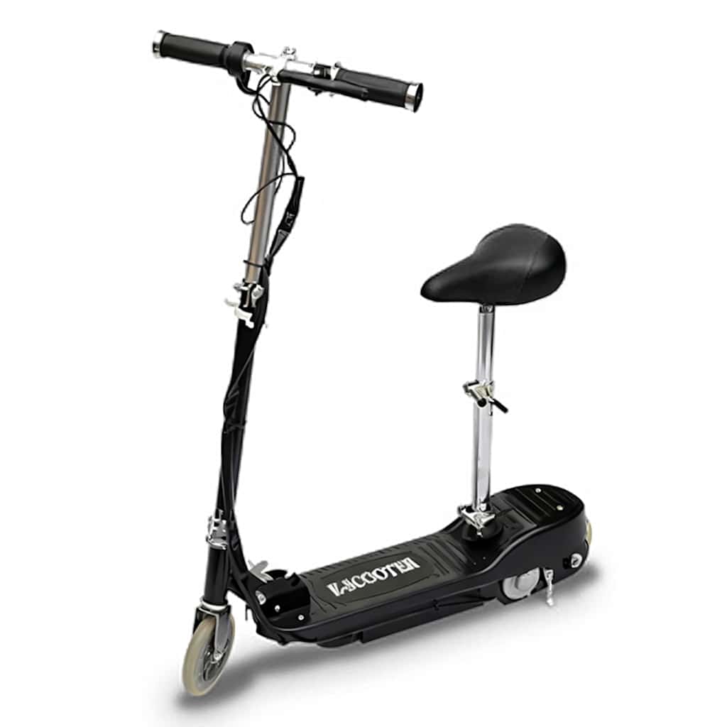 Vidaxl Step électrique avec siège 120 W noir