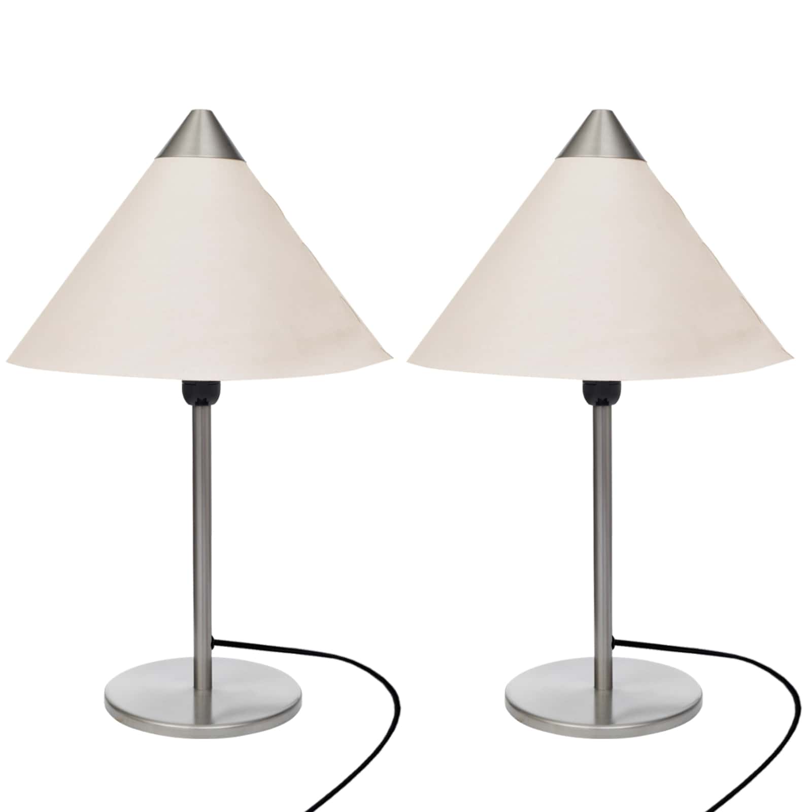 VidaXL lampes 2 pcs blanc 25 x 25 x 40 cm papier