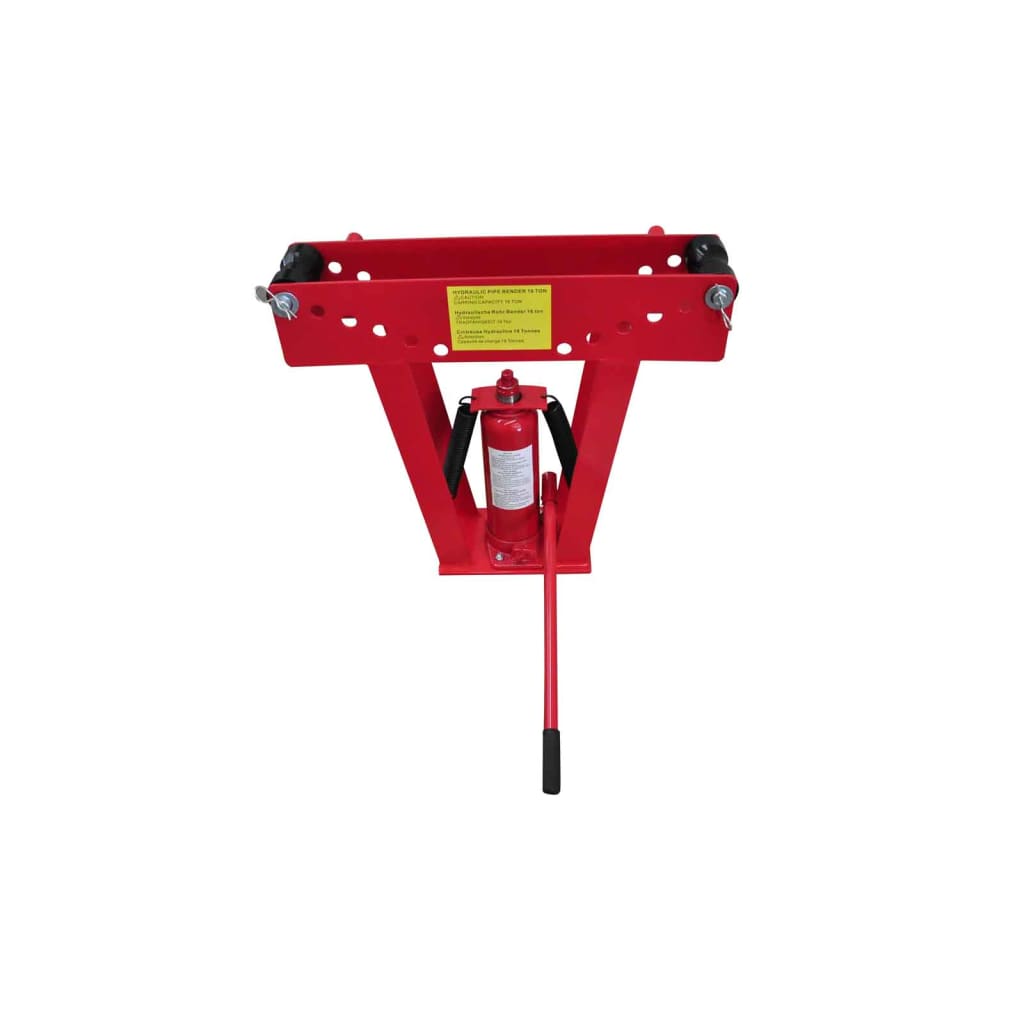 Vidaxl pijpenbuiger hydraulique avec 8 moules 16 tonnes