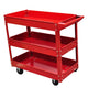 Chariot à outils Vidaxl 100 kg de rouge