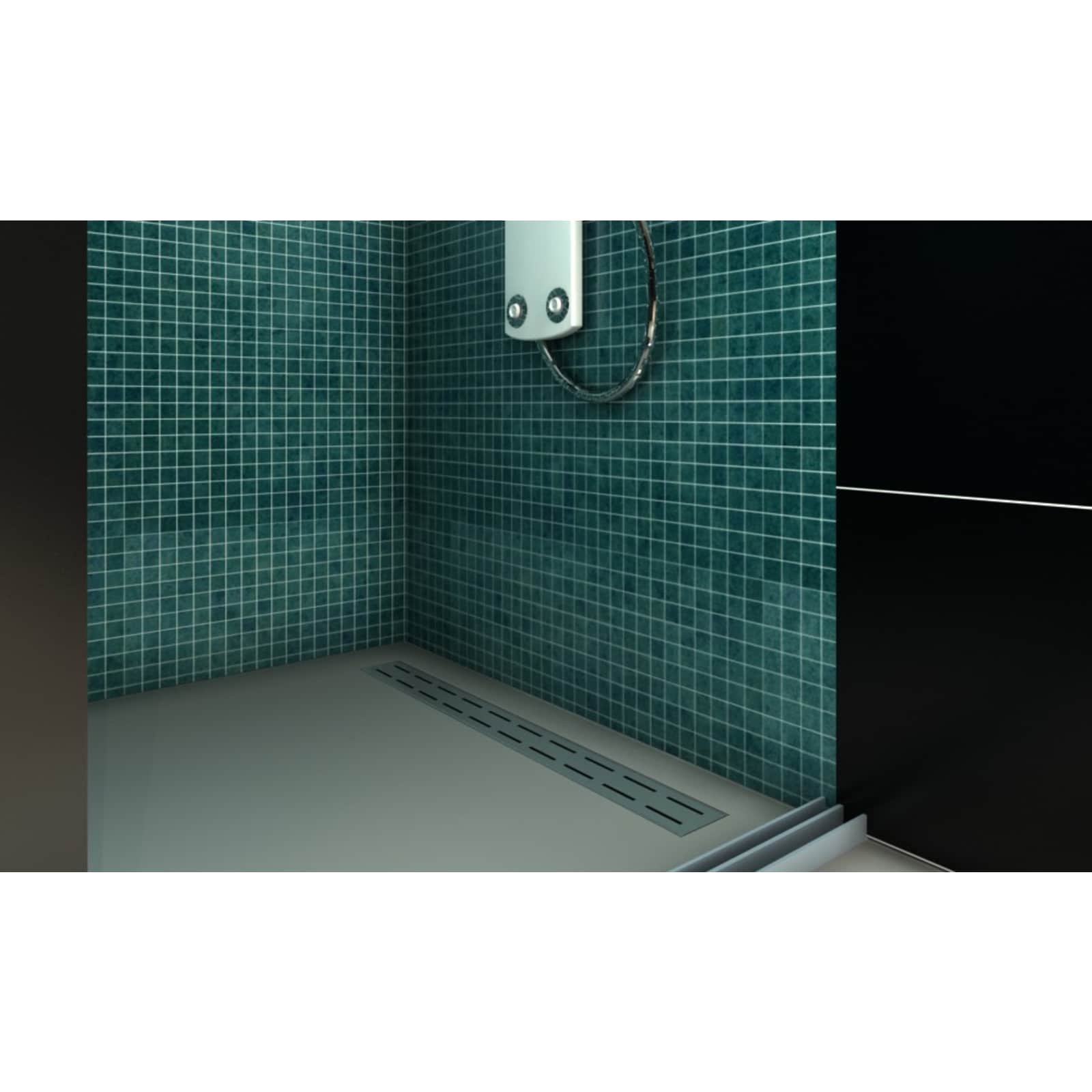 Vidaxx drains blanc 88 x 8,8 x 8,5 cm métal