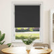 Vidaxl Rouleau aveugle accablant 100 x 175 cm noir