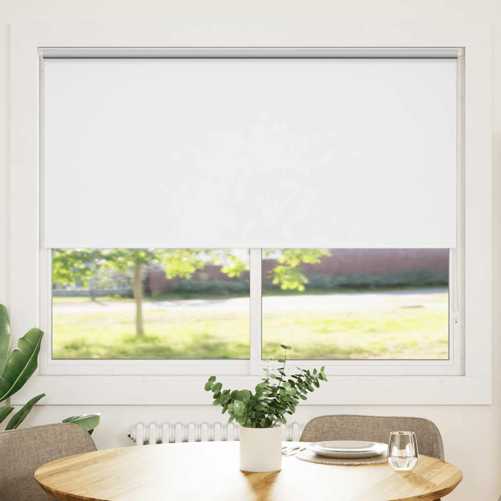 Vidaxl Roller aveugle accablant 160 x 175 cm blanc