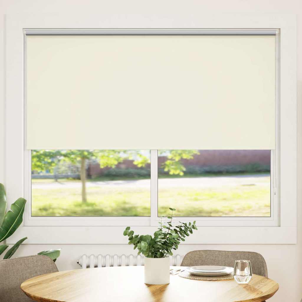 Vidaxl Roller aveugle accablant 160 x 175 cm crême
