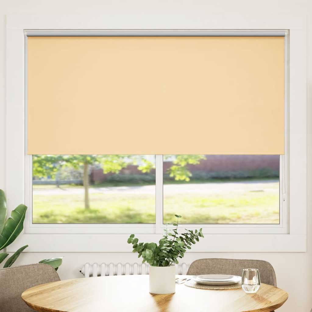 Vidaxl Roller aveugle accablant 160 x 175 cm beige