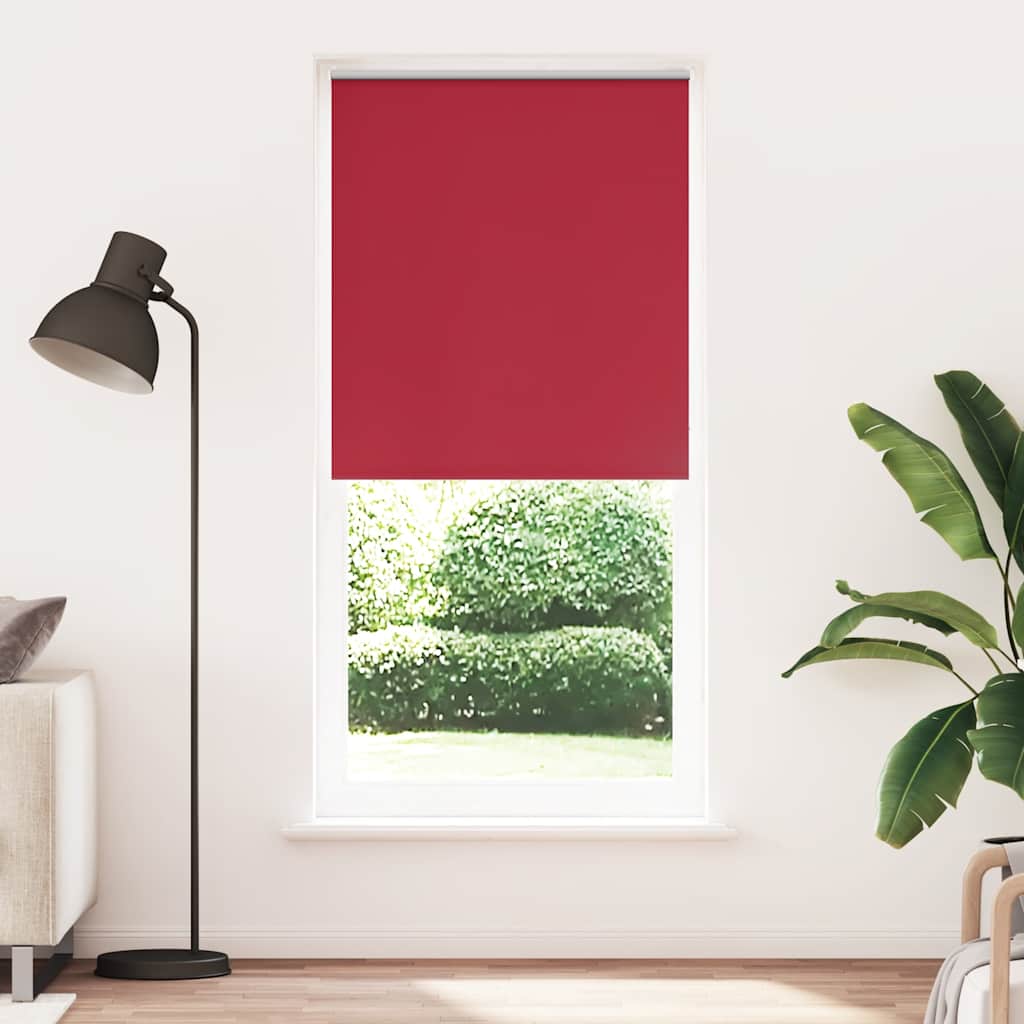 Vidaxl Rouleau aveugle accablant 100 x 230 cm rouge