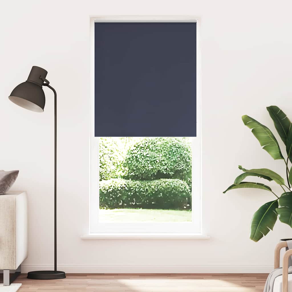 Vidaxl Roller aveugle accablant 120 x 230 cm bleu marin