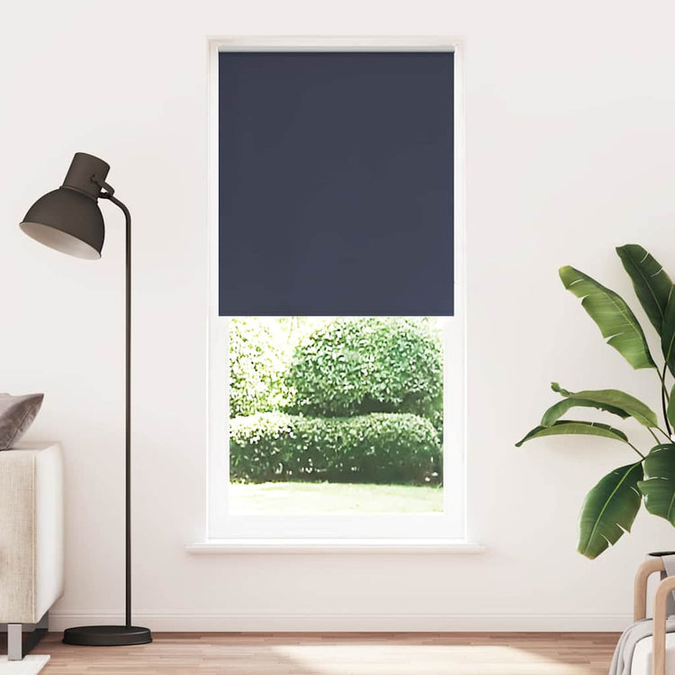 Vidaxl Roller aveugle accablant 120 x 230 cm bleu marin
