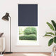 Vidaxl Roller aveugle accablant 120 x 230 cm bleu marin