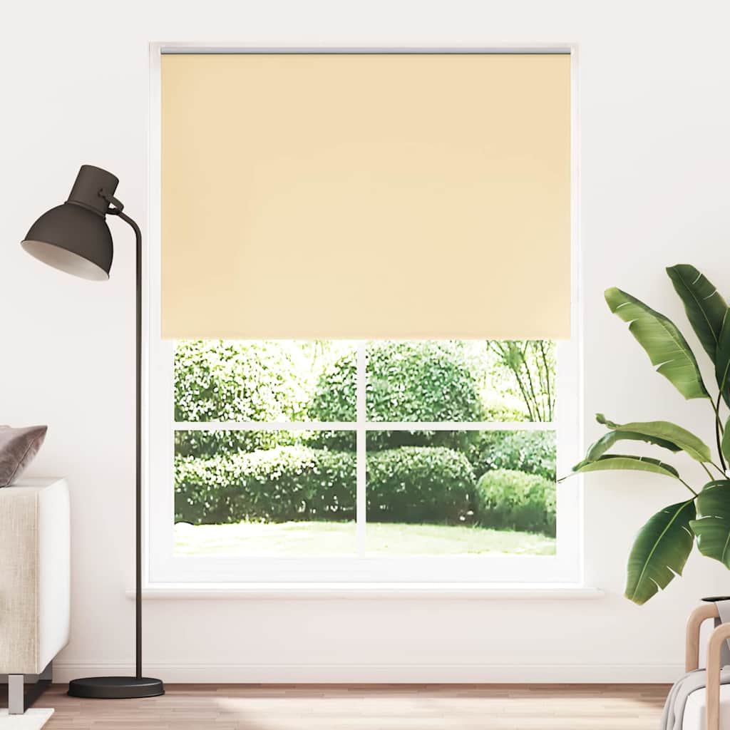 Vidaxl rouleau aveugle occlusion noire 140 x 230 cm beige