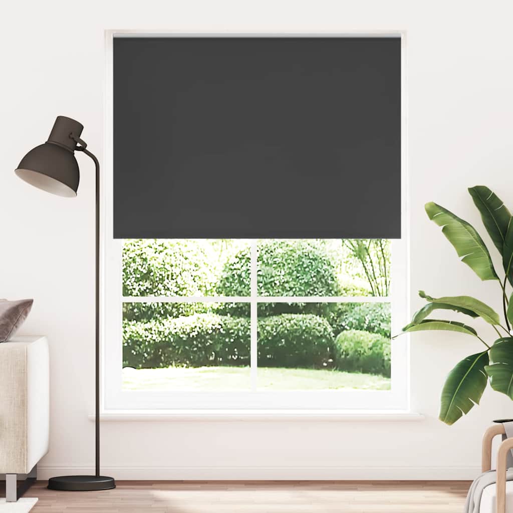 Vidaxl Roller aveugle accablant 160 x 230 cm noir