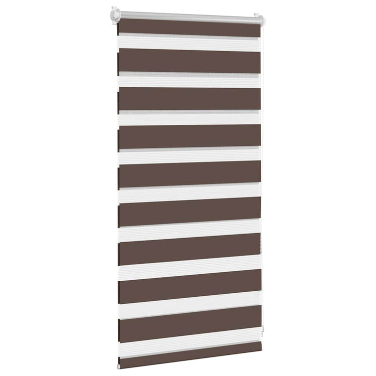Vidaxl duo rouleau aveugle 40x100cm café marron