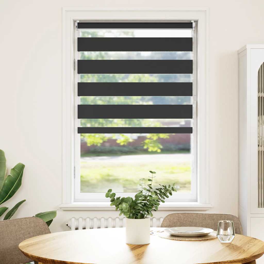 Vidaxl duo rouleau aveugle 50x100cm noir