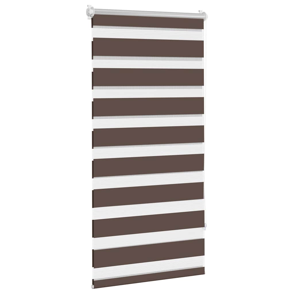 Vidaxl Duo Roller aveugle 60x120cm Coffee Brown