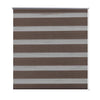 Vidaxl Duo Roller aveugle 70x120cm café marron