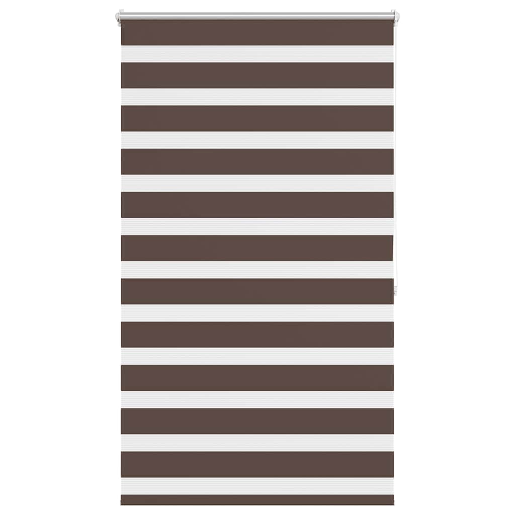 Vidaxl rouleau aveugle duo 80 x 175 cm café marron