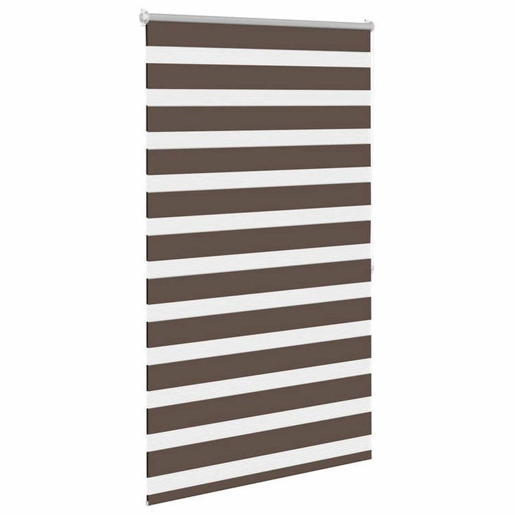 Vidaxl rouleau aveugle duo 80 x 175 cm café marron