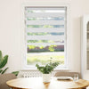 Vidaxl duo rouleau aveugle 90x150 cm blanc