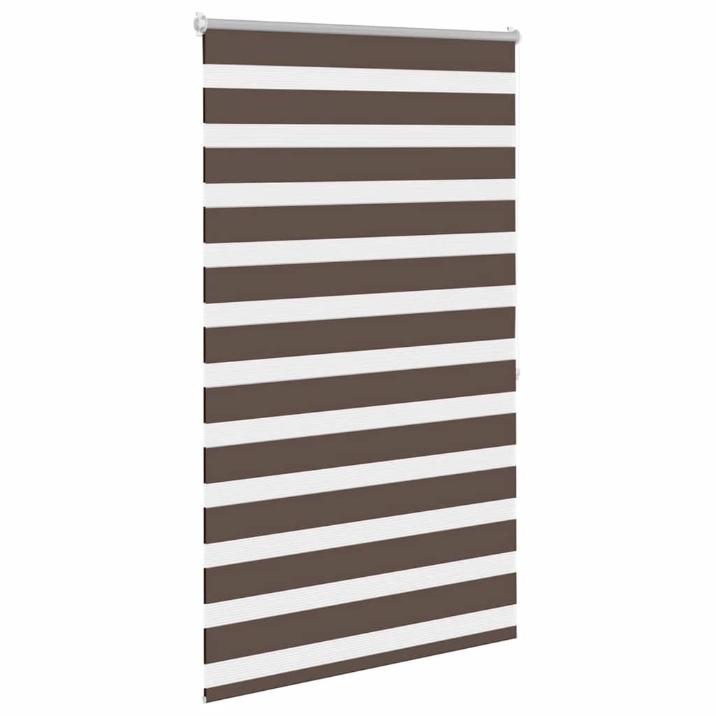 Vidaxl duo rouleau aveugle 100 x 175 cm café marron