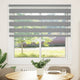Vidaxl duo rouleau aveugle 120 x 175 cm gris