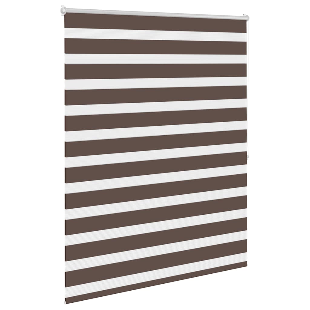 Vidaxl duo rouleau aveugle 120 x 175 cm café marron